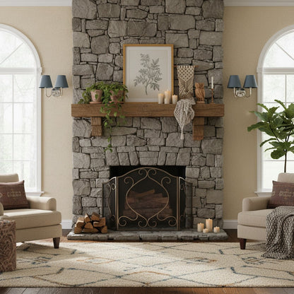 Wall Lamp Fabric Shade Dimmable Soft Diffused Light