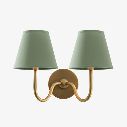 Wall Lamp Fabric Shade Dimmable Soft Diffused Light