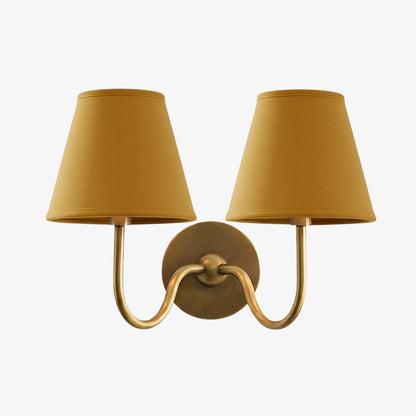 Wall Lamp Fabric Shade Dimmable Soft Diffused Light