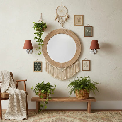 Wall Lamp Fabric Shade Dimmable Soft Diffused Light