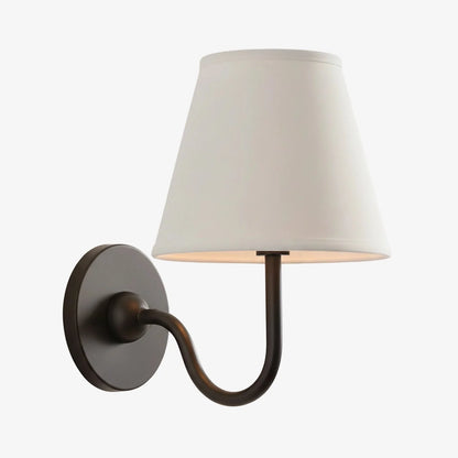 Wall Lamp Fabric Shade Dimmable Soft Diffused Light