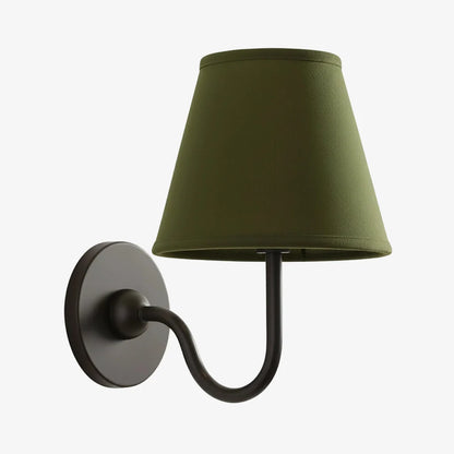 Wall Lamp Fabric Shade Dimmable Soft Diffused Light