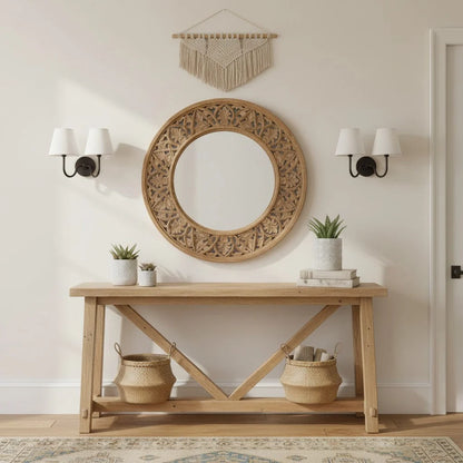 Wall Lamp Fabric Shade Dimmable Soft Diffused Light