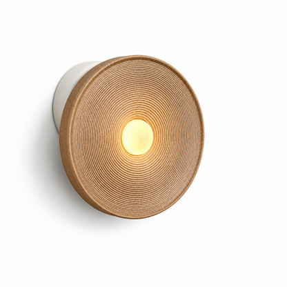 Wall Lamp Sand-Textured Resin Warm Ambient Light