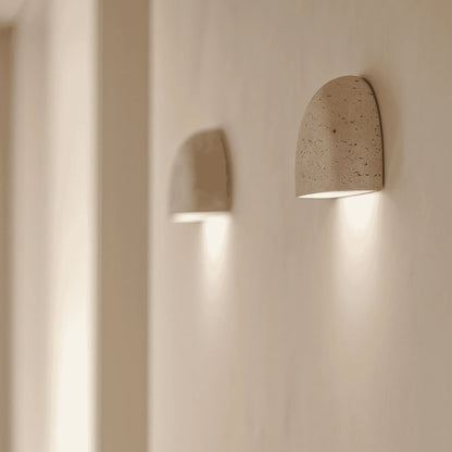 Wall Lamp Travertine Stone G9 LED Included