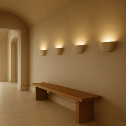 Wall Lamp Travertine Stone G9 LED Included