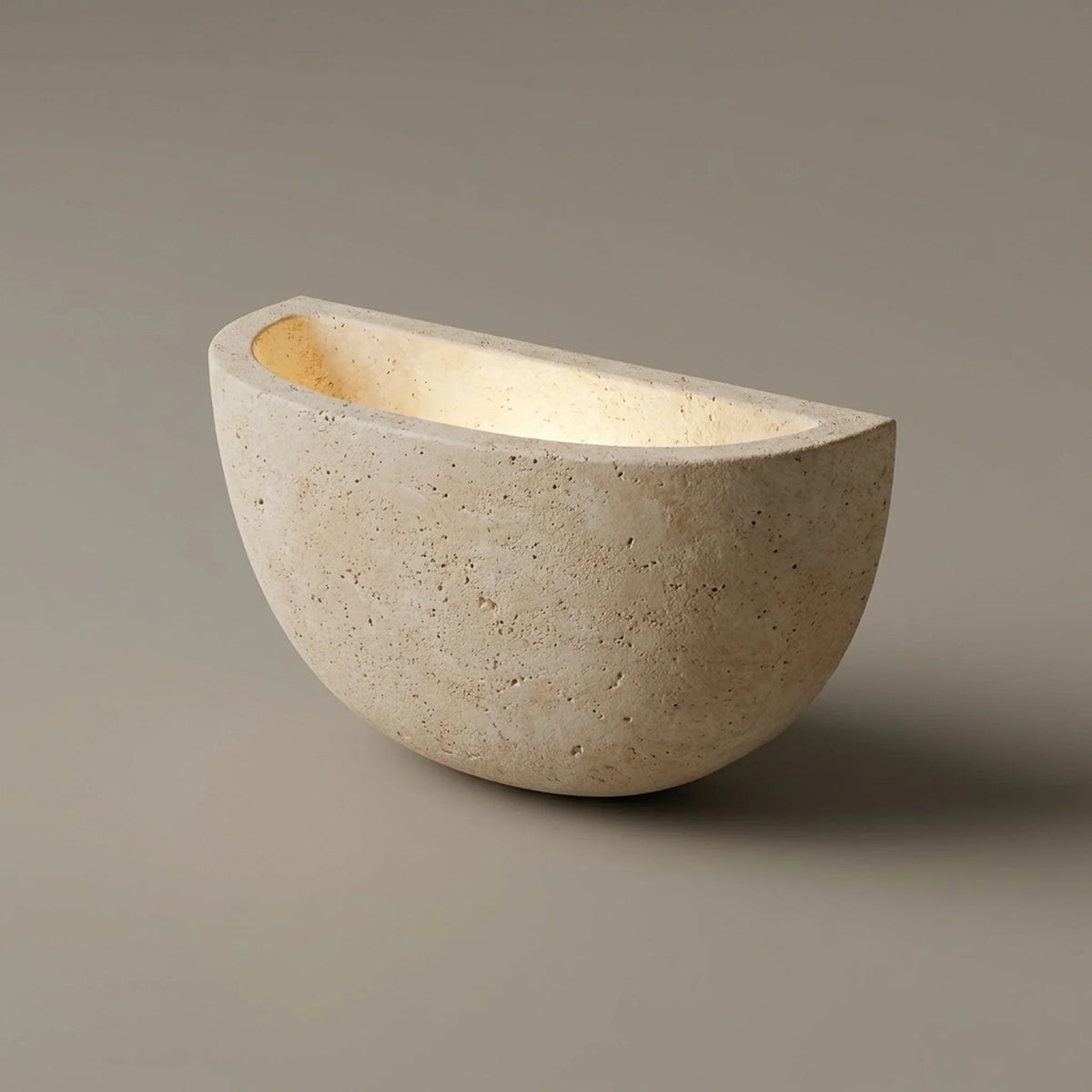 Wall Lamp Travertine Stone G9 LED Included