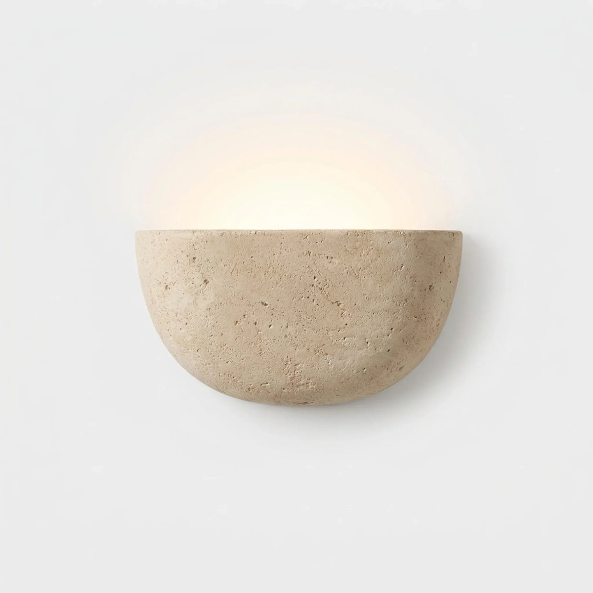 Wall Lamp Travertine Stone G9 LED Included