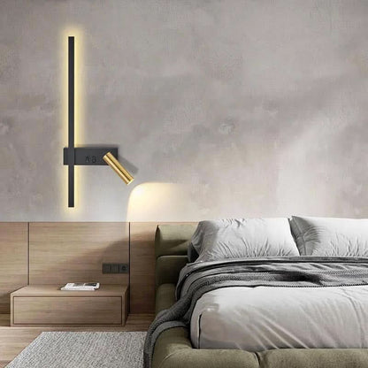 Wall Light Adjustable Swivel Head Integrated Tri-Color COB LED