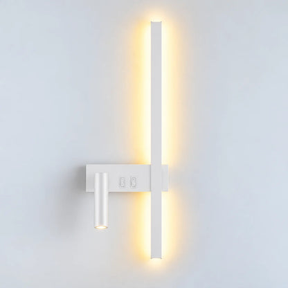 Wall Light Adjustable Swivel Head Integrated Tri-Color COB LED