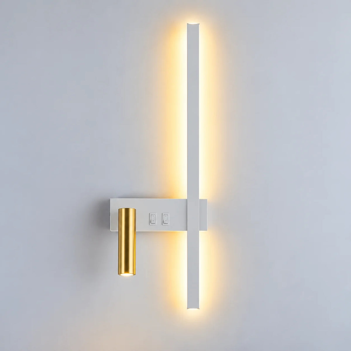 Wall Light Adjustable Swivel Head Integrated Tri-Color COB LED
