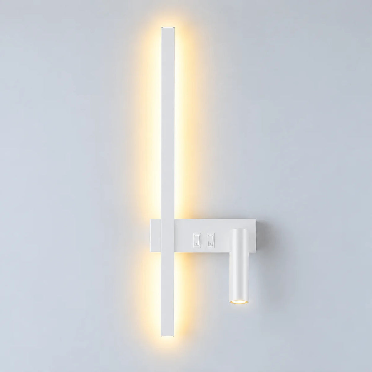 Wall Light Adjustable Swivel Head Integrated Tri-Color COB LED