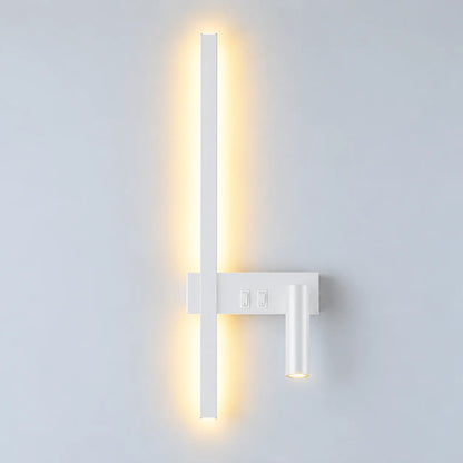 Wall Light Adjustable Swivel Head Integrated Tri-Color COB LED