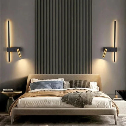 Wall Light Adjustable Swivel Head Integrated Tri-Color COB LED