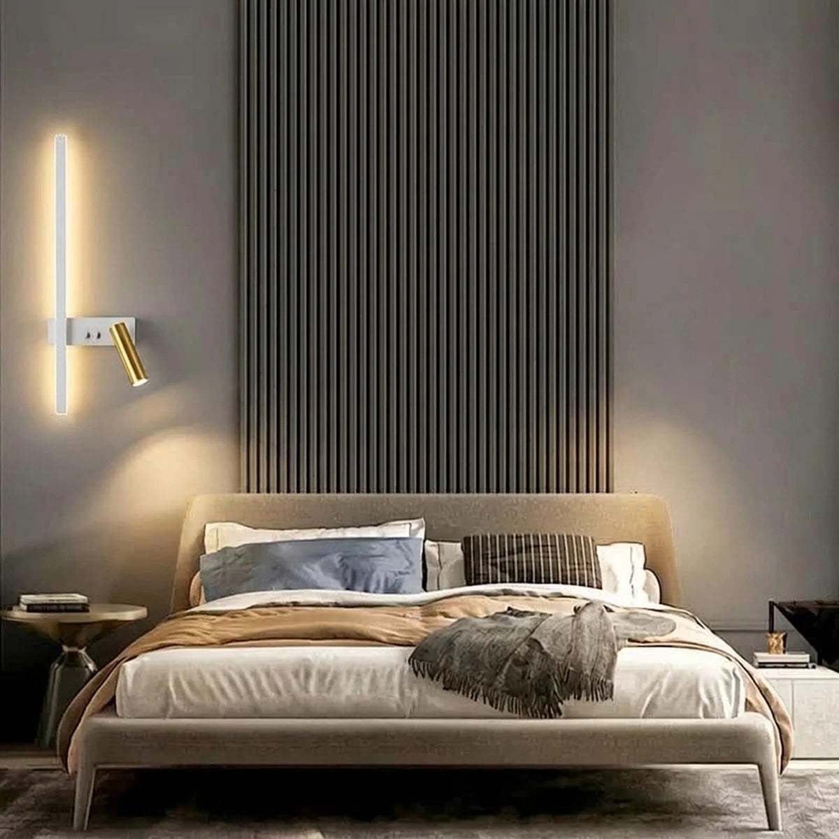 Wall Light Adjustable Swivel Head Integrated Tri-Color COB LED