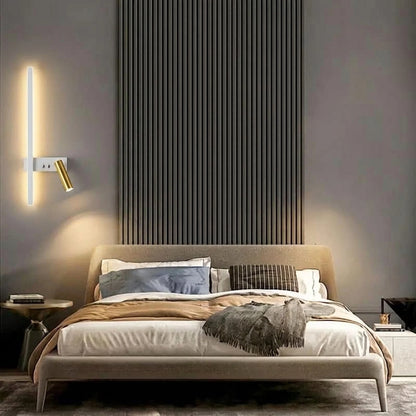 Wall Light Adjustable Swivel Head Integrated Tri-Color COB LED
