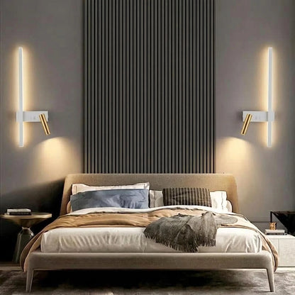 Wall Light Adjustable Swivel Head Integrated Tri-Color COB LED