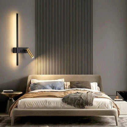Wall Light Adjustable Swivel Head Integrated Tri-Color COB LED