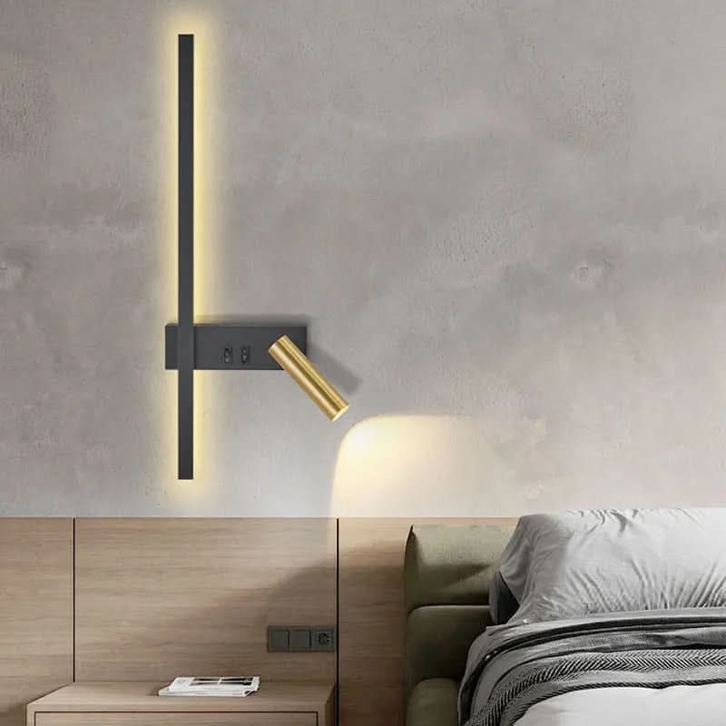 Wall Light Adjustable Swivel Head Integrated Tri-Color COB LED