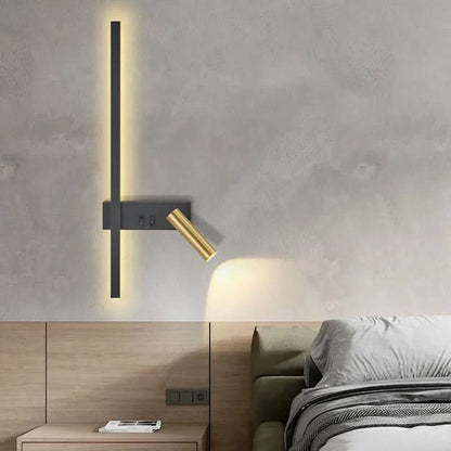 Wall Light Adjustable Swivel Head Integrated Tri-Color COB LED