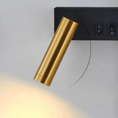Wall Light Adjustable Swivel Head Integrated Tri-Color COB LED
