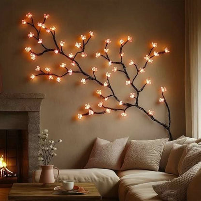 Wall Light Cherry Blossom Branch Warm White LED