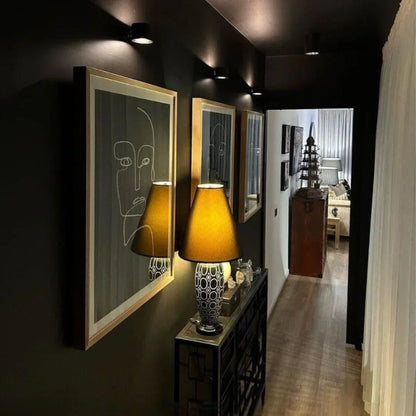 Wall Light Magnetic Mount 360° Rotating Remote-Controlled