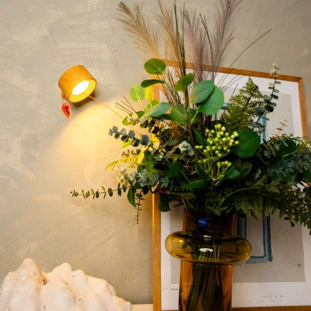 Wall Light Magnetic Mount 360° Rotating Remote-Controlled