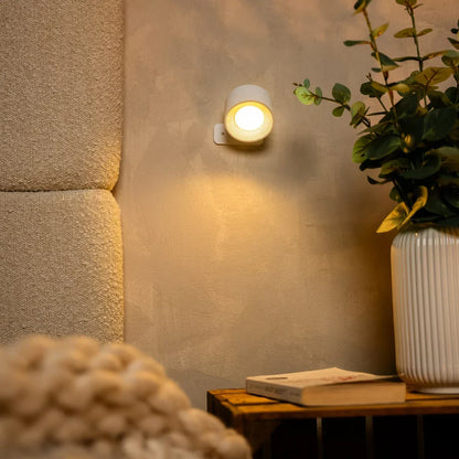 Wall Light Magnetic Mount 360° Rotating Remote-Controlled