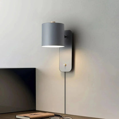 Wall Light Minimalist Hardwired Space-Saving