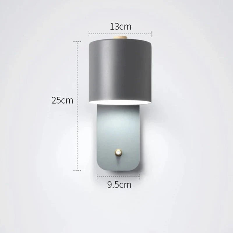 Wall Light Minimalist Hardwired Space-Saving Design