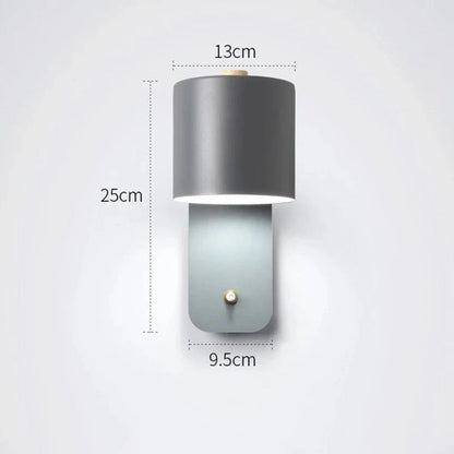 Wall Light Minimalist Hardwired Space-Saving Design