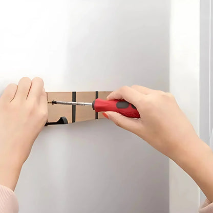 Wall-Mounted Hook Rack Bamboo Foldable Hooks