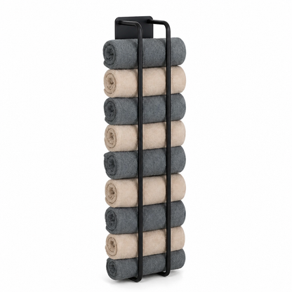 Wall-Mounted Towel Holder Double-Bar Rust-Resistant