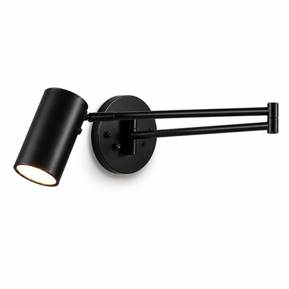 Wall Sconce Industrial Adjustable Swing Arm Brass Finish