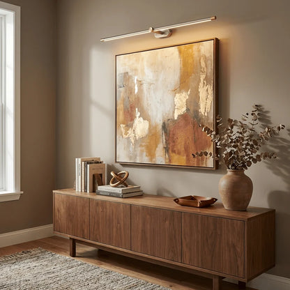 Wall Sconce Slim Linear USB Rechargeable 3-Color Dimmable LED