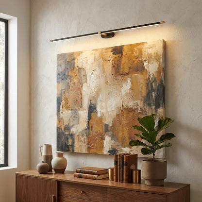 Wall Sconce Slim Linear USB Rechargeable 3-Color Dimmable LED