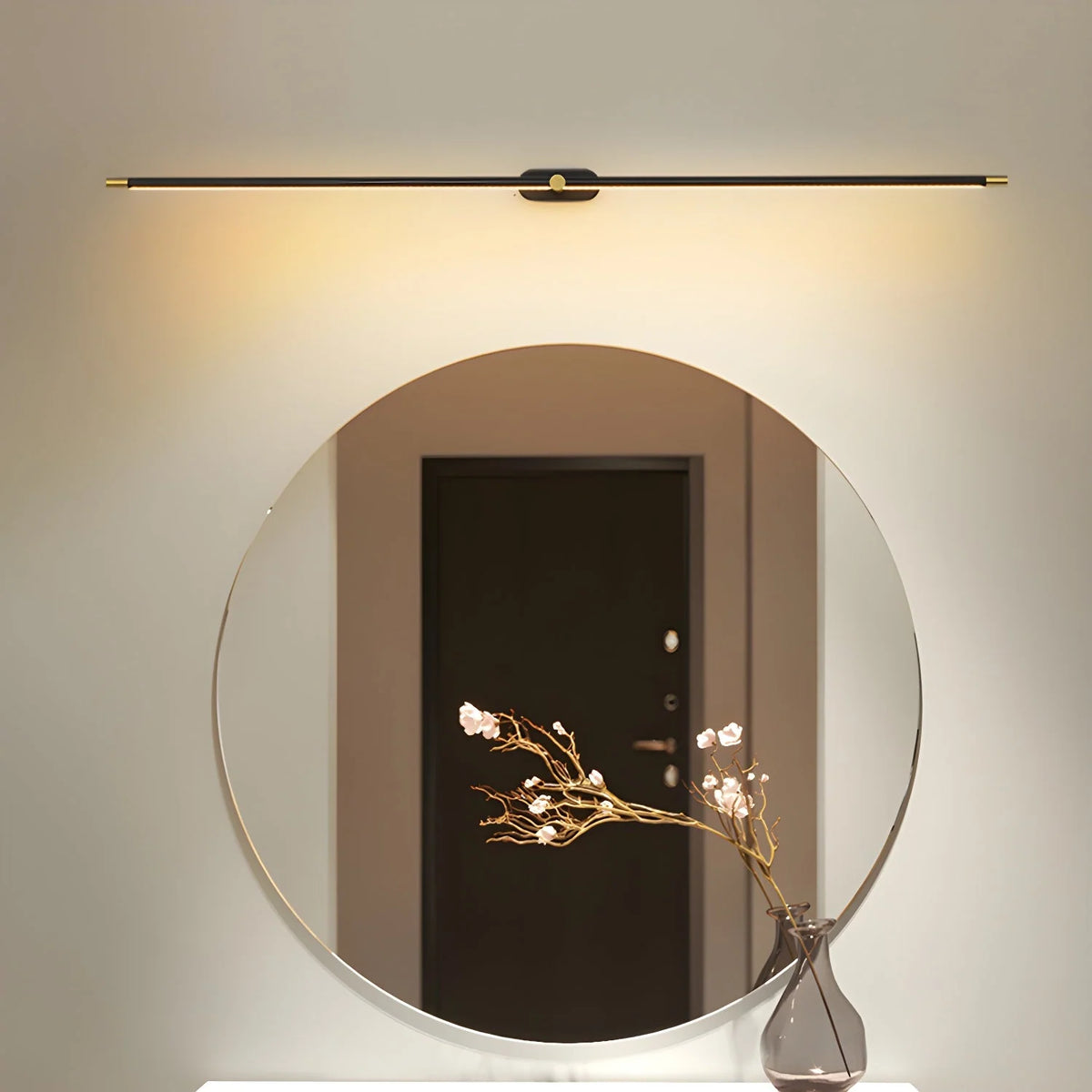 Wall Sconce Slim Linear USB Rechargeable 3-Color Dimmable LED