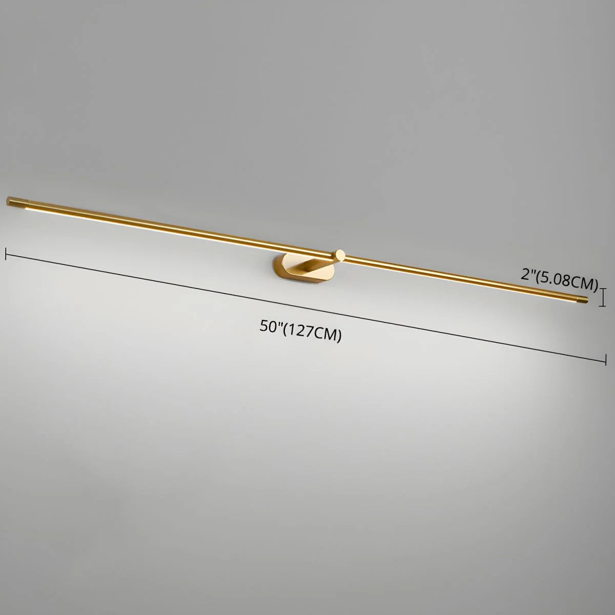 Wall Sconce Slim Linear USB Rechargeable 3-Color Dimmable LED