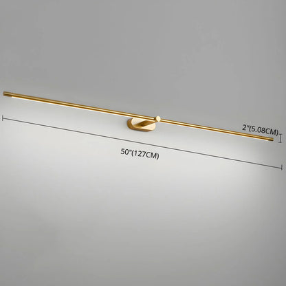 Wall Sconce Slim Linear USB Rechargeable 3-Color Dimmable LED