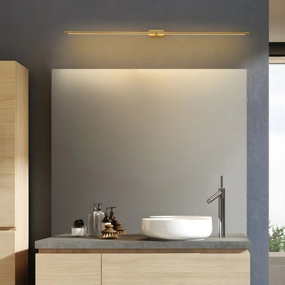 Wall Sconce Slim Linear USB Rechargeable 3-Color Dimmable LED