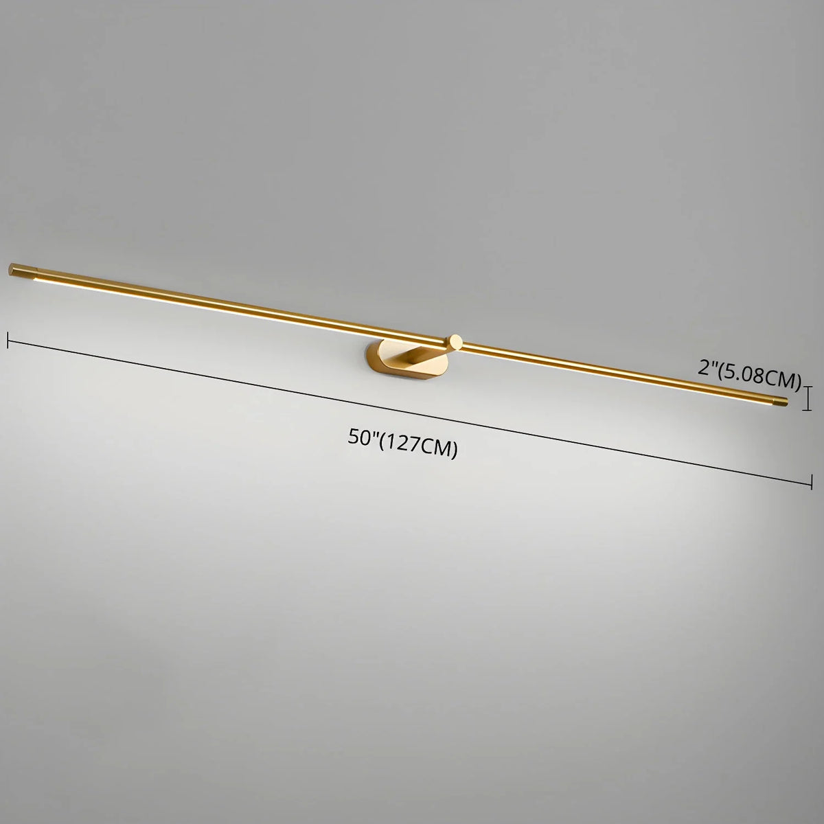 Wall Sconce Slim Linear USB Rechargeable 3-Color Dimmable LED