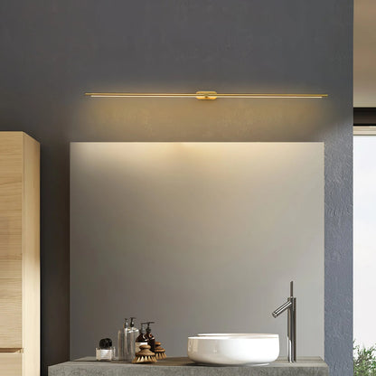 Wall Sconce Slim Linear USB Rechargeable 3-Color Dimmable LED