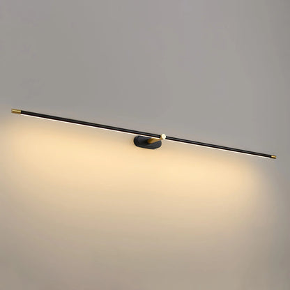 Wall Sconce Slim Linear USB Rechargeable 3-Color Dimmable LED