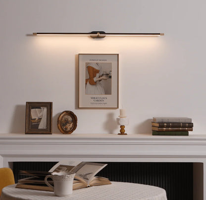 Wall Sconce Slim Linear USB Rechargeable 3-Color Dimmable LED