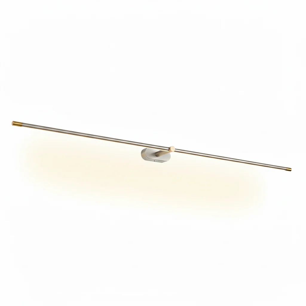 Wall Sconce Slim Linear USB Rechargeable 3-Color Dimmable LED