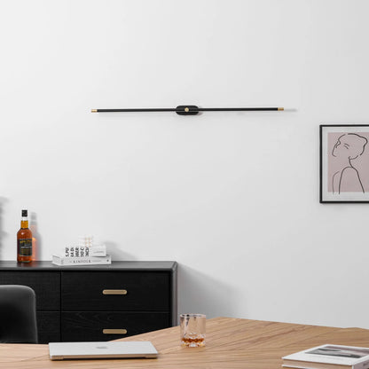 Wall Sconce Slim Linear USB Rechargeable 3-Color Dimmable LED