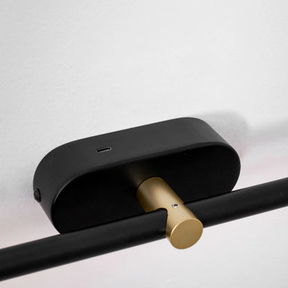 Wall Sconce Slim Linear USB Rechargeable 3-Color Dimmable LED