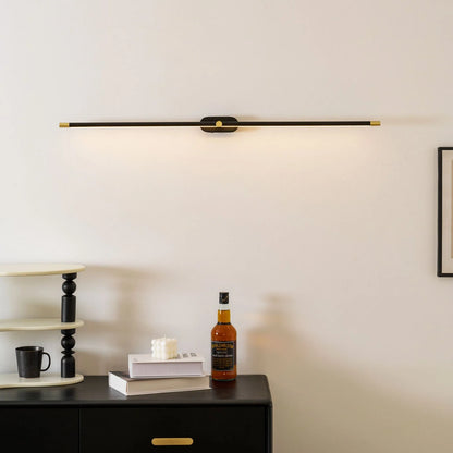 Wall Sconce Slim Linear USB Rechargeable 3-Color Dimmable LED