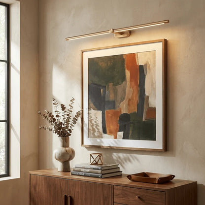 Wall Sconce Slim Linear USB Rechargeable 3-Color Dimmable LED